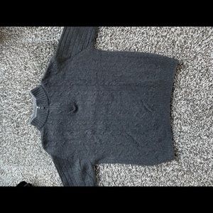 Daniele Blasi Grey 1/4 zip pullover sweater Medium